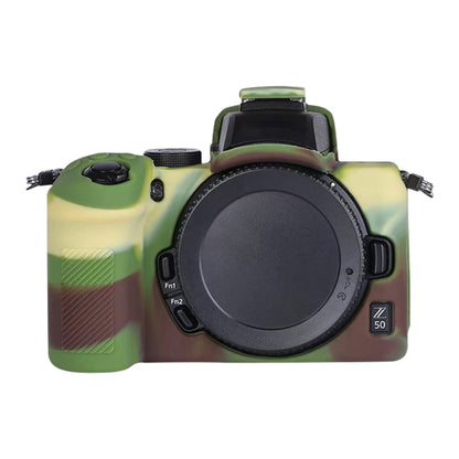 Soft Silicone Protective Case for Nikon Z50 (Camouflage) - Camera Accessories by buy2fix | Online Shopping UK | buy2fix
