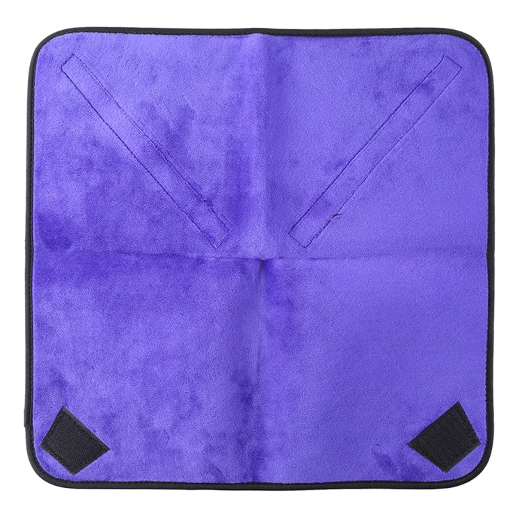 Hundred-folding Cloth Photography Camera SLR Liner Lens Bag Thickening Wrapped Cloth Plus Velvet, Size: 50x50cm (Purple) - Camera Accessories by buy2fix | Online Shopping UK | buy2fix