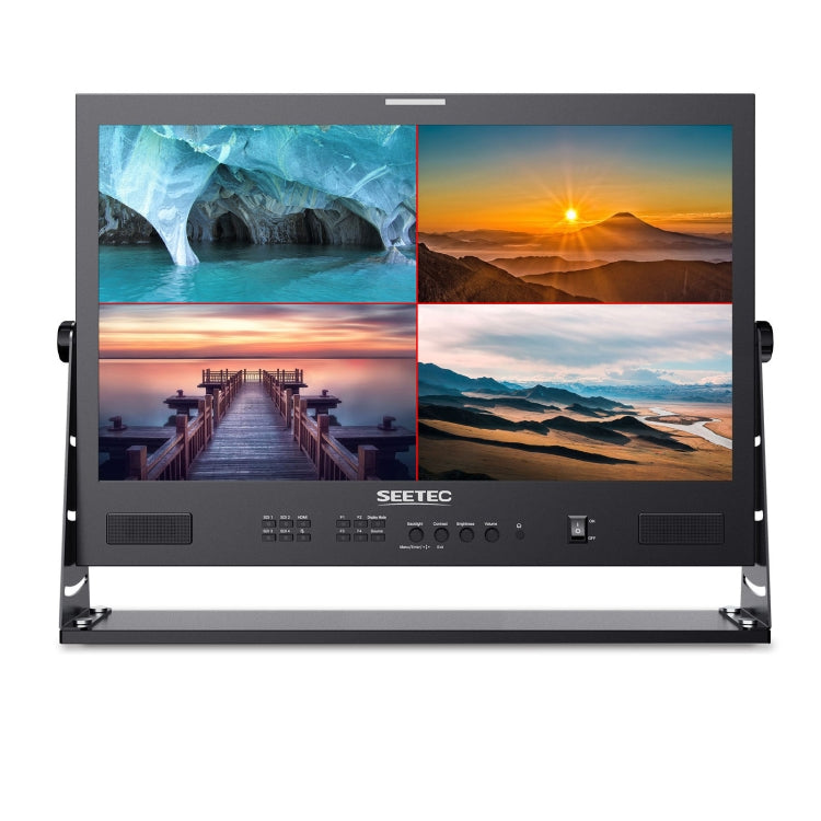 SEETEC ATEM215S 21.5 inch  3G-SDI HDMI Full HD 1920x1080 Multi-camera Broadcast Monitor(EU Plug) - Camera Accessories by SEETEC | Online Shopping UK | buy2fix