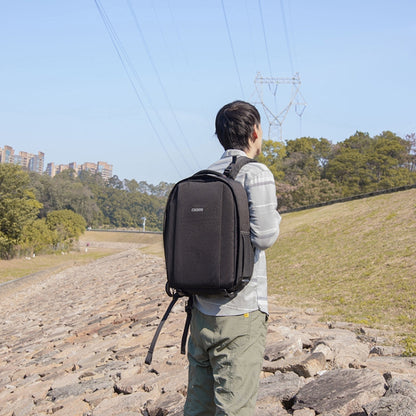 CADeN Multifunctional Shoulder SLR Camera Lens Bag Photography Backpack (Black) - Backpack by CADeN | Online Shopping UK | buy2fix