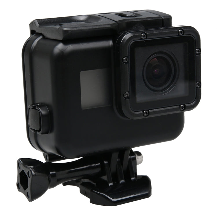 2 in 1 for GoPro HERO6 /5 Touch Screen Back Cover + 45m Waterproof Housing Protective Case(Need to Disassemble Lens When Installed) with Buckle Basic Mount & Lead Screw(Black) - DJI & GoPro Accessories by buy2fix | Online Shopping UK | buy2fix