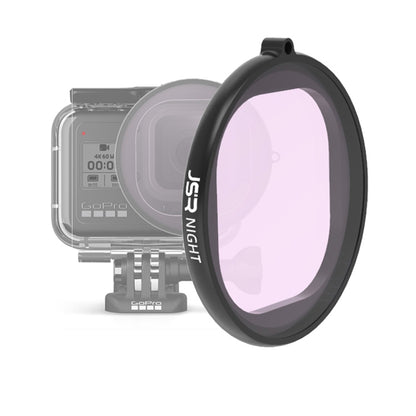 JSR Round Housing NIGHT Lens Filter for GoPro HERO8 Black - DJI & GoPro Accessories by JSR | Online Shopping UK | buy2fix