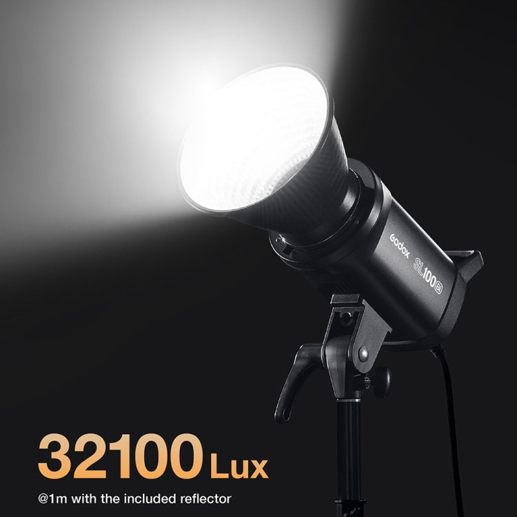 Godox SL100BI 100W 2800-6500K LED Light Studio Continuous Photo Video Light(UK Plug) - Camera Accessories by Godox | Online Shopping UK | buy2fix