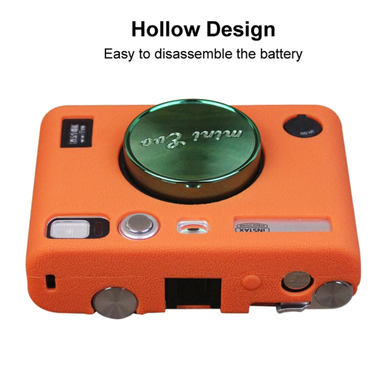 PULUZ Soft Silicone Protective Case for FUJIFILM instax mini Evo (Orange) - Camera Accessories by buy2fix | Online Shopping UK | buy2fix