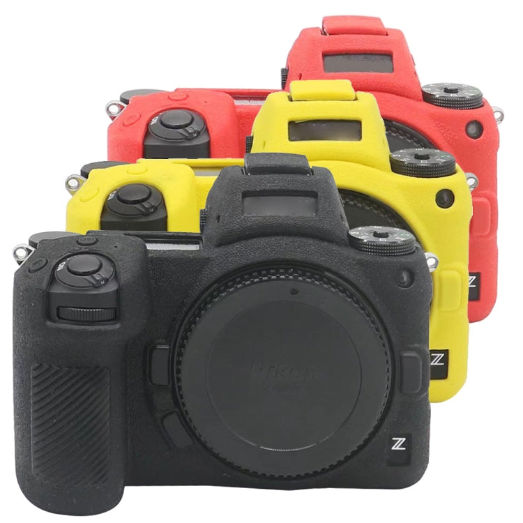 For Nikon Z7 II Soft Silicone Protective Case (Yellow) - Camera Accessories by buy2fix | Online Shopping UK | buy2fix