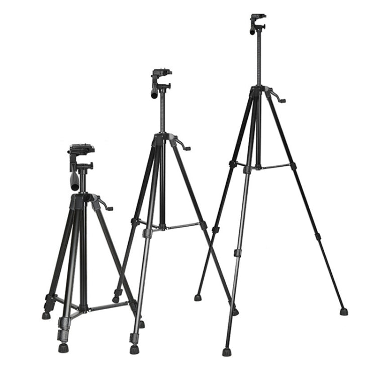 3388 1.3m Portable Phone Live Selfie Tripod DV SLR Camera Stand (Black) - Tripods by buy2fix | Online Shopping UK | buy2fix