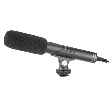 YELANGU YLG1401A Double Back Pole Professional Condenser Shotgun Microphone for DSLR & DV Camcorder(Black) - Camera Microphone by YELANGU | Online Shopping UK | buy2fix