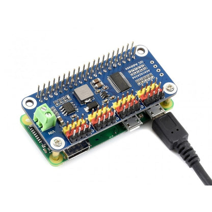 Waveshare 16-Channel 12-bit I2C Servo Driver HAT for Raspberry Pi - Sockets Adapters Accessories by WAVESHARE | Online Shopping UK | buy2fix