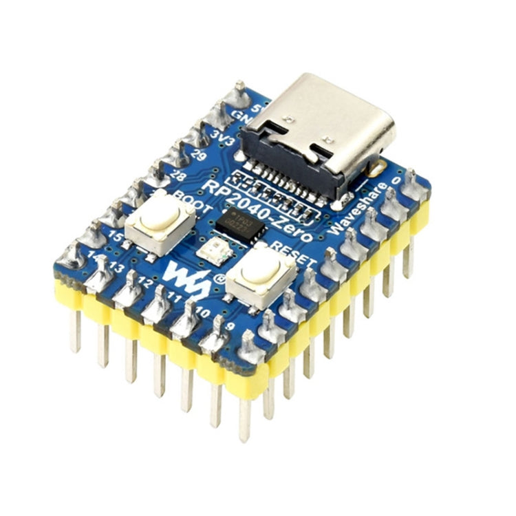 Waveshare RP2040-Zero Pico-like MCU Board Based on Raspberry Pi MCU RP2040, with Pinheader mini Version - Modules Expansions Accessories by WAVESHARE | Online Shopping UK | buy2fix