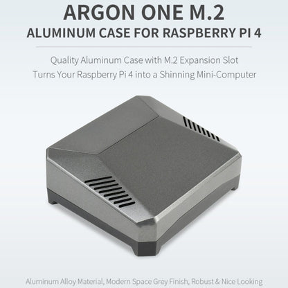 Waveshare Argon One M.2 Aluminum Case For Raspberry Pi 4, with M.2 Expansion Slot - Modules Expansions Accessories by WAVESHARE | Online Shopping UK | buy2fix