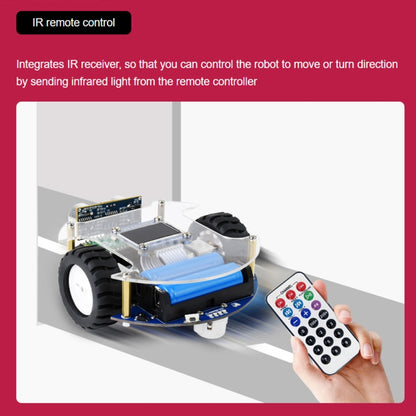 Waveshare PicoGo Mobile Robot, Based on Raspberry Pi Pico, Self Driving, Remote Control(EU Plug) - Robotics Accessories by WAVESHARE | Online Shopping UK | buy2fix