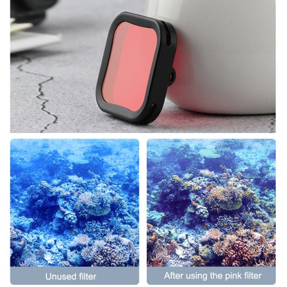 For DJI Osmo Action Underwater Waterproof Housing Diving Case Kits with Pink / Red / Purple Lens Filter - DJI & GoPro Accessories by buy2fix | Online Shopping UK | buy2fix