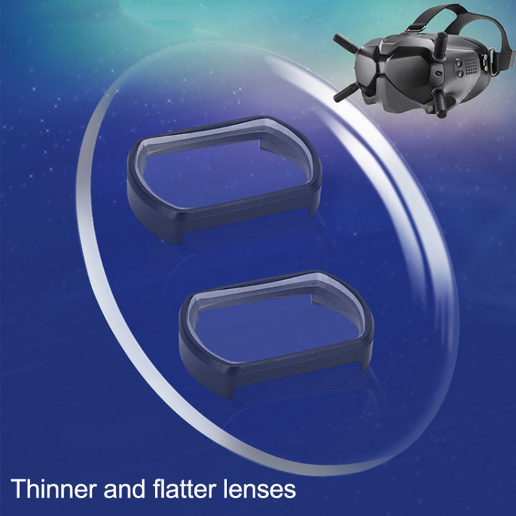 RCSTQ 2 PCS 200 Degree Myopia Glasses Lens Vision Correction Aspherical Lens for DJI FPV Goggles V2 - DJI & GoPro Accessories by RCSTQ | Online Shopping UK | buy2fix