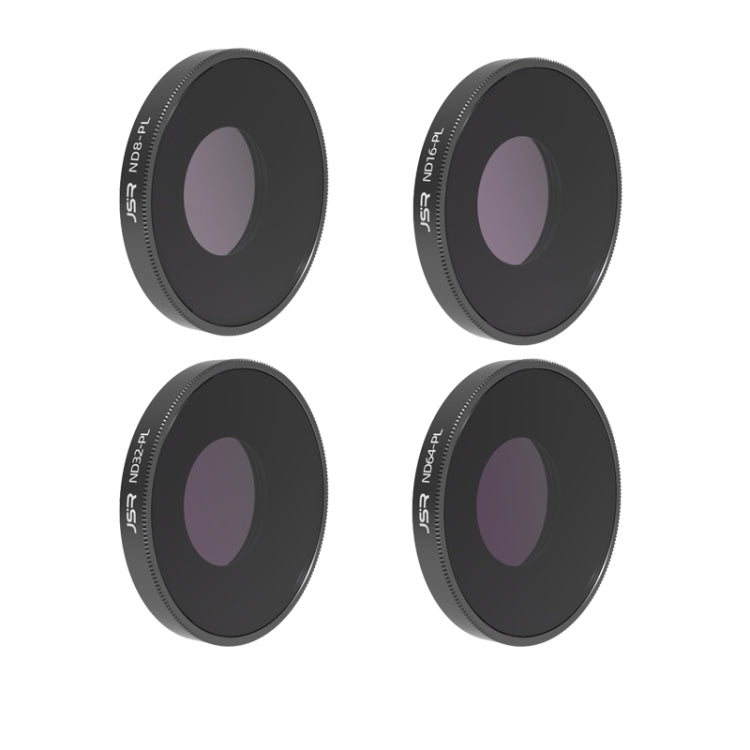 JSR 4 in 1 ND8PL / ND16PL / ND32PL / ND64 PL Lens Filter For DJI Osmo Action 3 - Lens Filter by JSR | Online Shopping UK | buy2fix