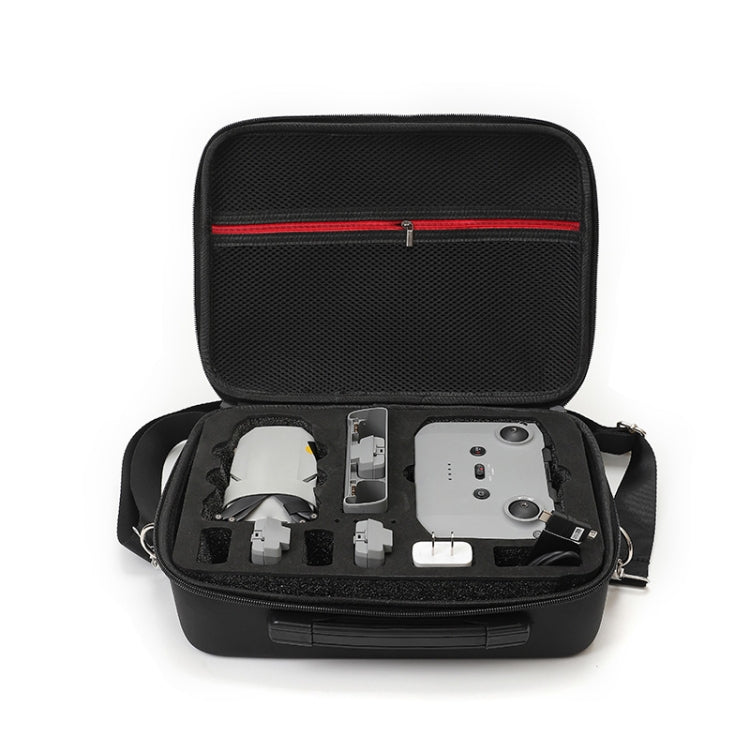 For DJI Mini 2 SE Shockproof Carrying Hard Case Shoulder Bag, Size: 29 x 19.5 x 10cm (Black Black) - DJI & GoPro Accessories by buy2fix | Online Shopping UK | buy2fix