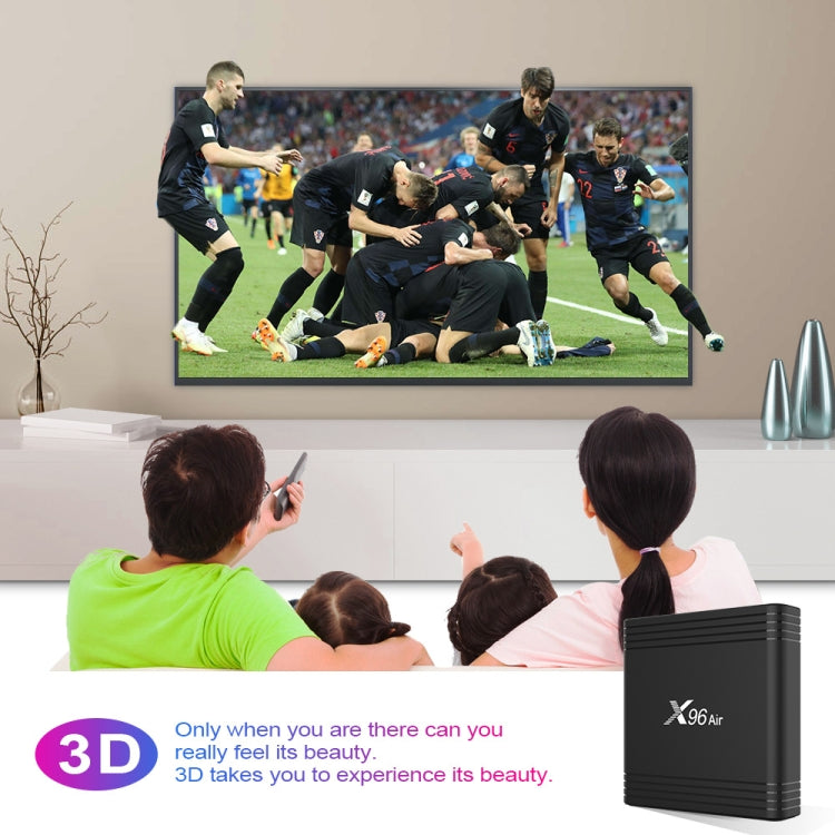 X96 Air 8K Smart TV BOX Android 9.0 Media Player with Remote Control, Quad-core Amlogic S905X3, RAM: 4GB, ROM: 32GB, Dual Band WiFi, Bluetooth, UK Plug - Consumer Electronics by buy2fix | Online Shopping UK | buy2fix