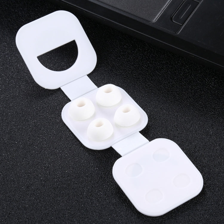 2 Pairs Soft Silicone Ear Caps with Net for AirPods Earphones, Size:L - Apple Accessories by buy2fix | Online Shopping UK | buy2fix