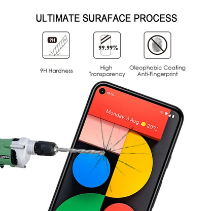 For Google Pixel 5 Full Glue Full Screen Tempered Glass Film - Mobile Accessories by buy2fix | Online Shopping UK | buy2fix