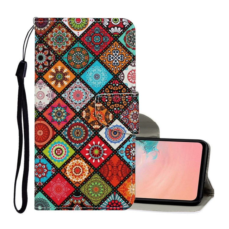 For Samsung Galaxy A02s(EU Edition) Colored Drawing Pattern Horizontal Flip Leather Case with Holder & Card Slots & Wallet & Lanyard(Ethnic Style) - Galaxy Phone Cases by ViLi | Online Shopping UK | buy2fix