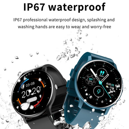 ZL02 1.28 inch Touch Screen IP67 Waterproof Smart Watch, Support Blood Pressure Monitoring / Sleep Monitoring / Heart Rate Monitoring(Black) - Smart Wear by buy2fix | Online Shopping UK | buy2fix