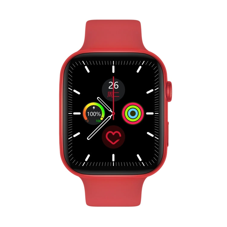 DW35PRO 1.75 inch Color Screen IPX7 Waterproof Smart Watch, Support Bluetooth Answer & Reject / Sleep Monitoring / Heart Rate Monitoring, Style: Silicone Strap(Red) - Smart Wear by buy2fix | Online Shopping UK | buy2fix