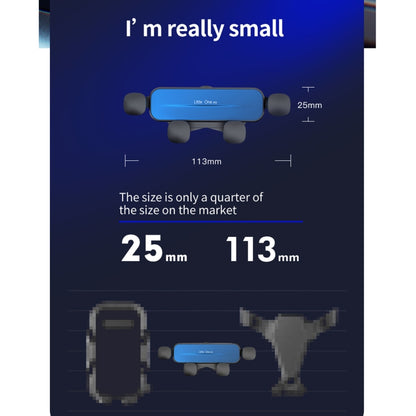 HAMTOD Little One Pro Car Mobile Phone Holder Bracket(Blue) - In Car by HAMTOD | Online Shopping UK | buy2fix