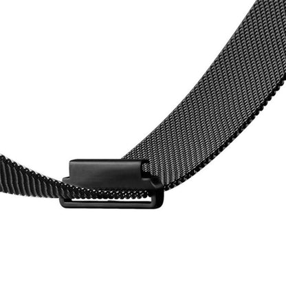 20mm Milanese Stainless Steel Replacement Watchband for Amazfit GTS / Amazfit GTS 2(Black) - Smart Wear by buy2fix | Online Shopping UK | buy2fix