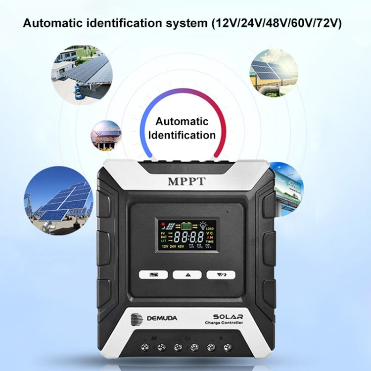 MPPT Solar Controller 12V / 24V / 48V Automatic Identification Charging Controller with Dual USB Output, Model:20A - Consumer Electronics by buy2fix | Online Shopping UK | buy2fix