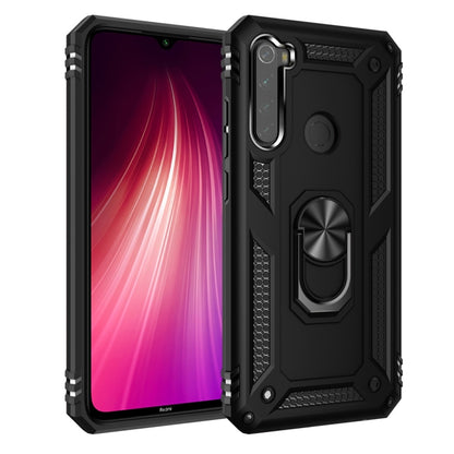 For Xiaomi Redmi Note 8 Armor Shockproof TPU + PC Protective Case with 360 Degree Rotation Holder(Black) - Xiaomi Accessories by buy2fix | Online Shopping UK | buy2fix