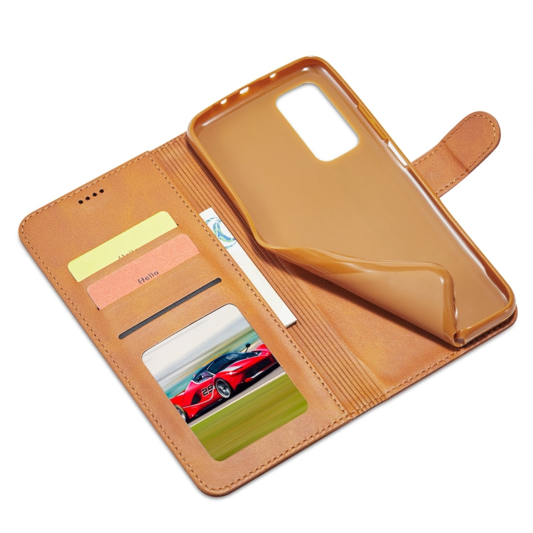 For Xiaomi Redmi Note 10 / Note 10S LC.IMEEKE Calf Texture Horizontal Flip Leather Case with Holder & Card Slots & Wallet(Yellow) - Xiaomi Cases by LC.IMEEKE | Online Shopping UK | buy2fix