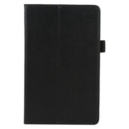 For Lenovo Tab M8 Litchi Texture Solid Color Horizontal Flip Leather Case with Holder & Pen Slot(Black) - For Lenovo by buy2fix | Online Shopping UK | buy2fix