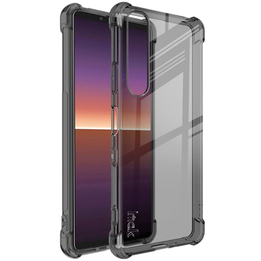 For Sony Xperia 1 III IMAK All-inclusive Shockproof Airbag TPU Case (Transparent Black) - Xiaomi Cases by imak | Online Shopping UK | buy2fix