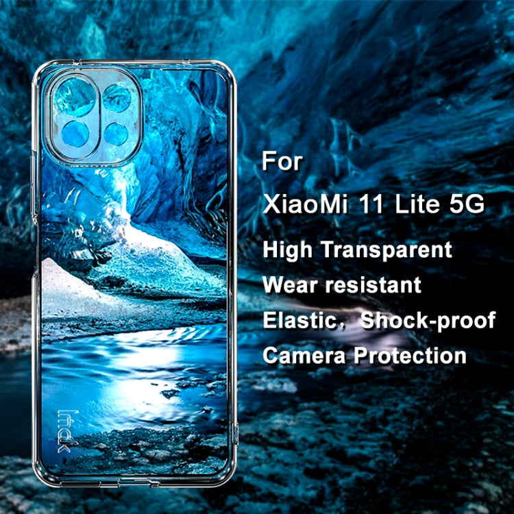 For Xiaomi Mi 11 Lite 5G IMAK UX-5 Series Transparent Shockproof TPU Protective Case - Xiaomi Cases by imak | Online Shopping UK | buy2fix