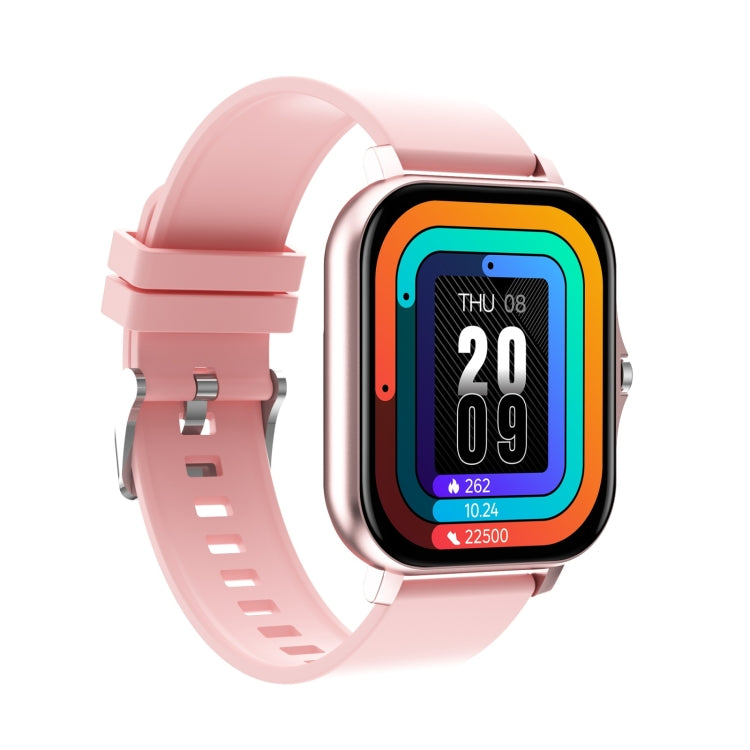 GT20 1.69 inch TFT Screen IP67 Waterproof Smart Watch, Support Music Control / Bluetooth Call / Heart Rate Monitoring / Blood Pressure Monitoring, Style:Silicone Strap(Pink) - Smart Wear by buy2fix | Online Shopping UK | buy2fix