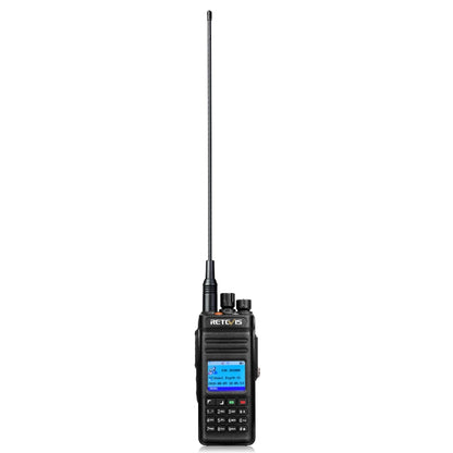 RETEVIS RT83 10W 400-470MHz 1024CHS Waterproof DMR Digital Dual Time Two Way Radio Walkie Talkie, GPS Version(Black) - Handheld Walkie Talkie by RETEVIS | Online Shopping UK | buy2fix