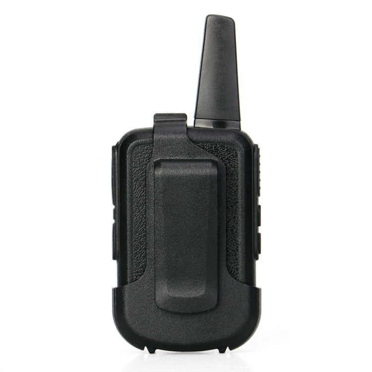 RETEVIS RT15 400-470MHz 16CHS Mini Two Way Radio Walkie Talkie, EU Plug(Black) - Handheld Walkie Talkie by RETEVIS | Online Shopping UK | buy2fix