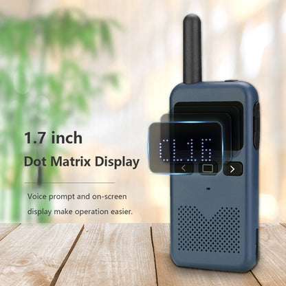 RETEVIS RB619 PMR446 16CHS License-free Two Way Radio Handheld Walkie Talkie, EU Plug(Navy Blue) - Handheld Walkie Talkie by RETEVIS | Online Shopping UK | buy2fix