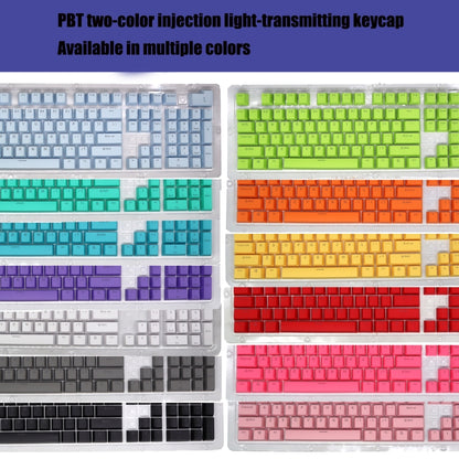 HXSJ P9 104 Keys PBT Color Mechanical Keyboard Keycaps(Orange) - Other by HXSJ | Online Shopping UK | buy2fix