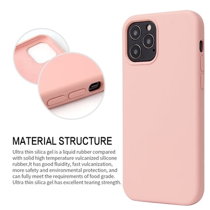 For iPhone 13 Pro Max Solid Color Liquid Silicone Shockproof Protective Case (Sakura Pink) - iPhone 13 Pro Max Cases by buy2fix | Online Shopping UK | buy2fix
