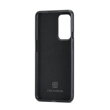 For OnePlus 9 Pro DG.MING M1 Series 3-Fold Multi Card Wallet  Back Cover Shockproof Case with Holder Function(Black) -  by DG.MING | Online Shopping UK | buy2fix