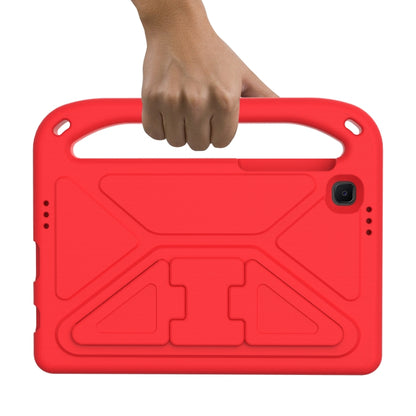 For Samsung Galaxy Tab A7 Lite 8.7 SM-T220 / SM-T225 Handle Portable EVA Shockproof Anti Falling Protective Case with Triangle Holder(Red) - Tab A7 Lite T220 / T225 by buy2fix | Online Shopping UK | buy2fix