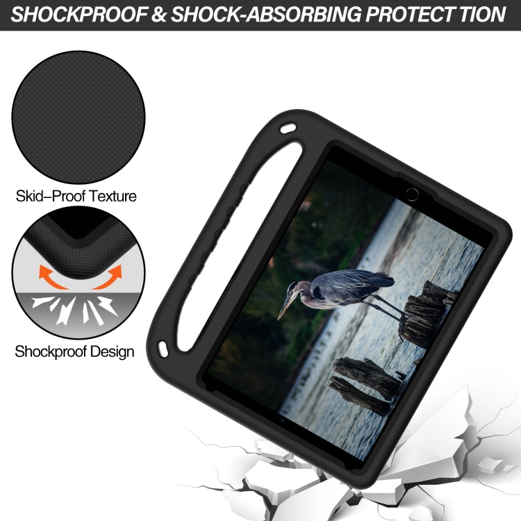 For iPad 10.2 2021 / 2020 / 2019 Handle Portable EVA Shockproof Protective Case with Triangle Holder(Black) - iPad 10.2 Cases by buy2fix | Online Shopping UK | buy2fix