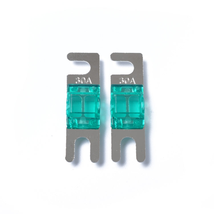 A0301 Green 5 PCS Car Audio AFS Mini ANL 30A Fuse Nicked Plated - In Car by buy2fix | Online Shopping UK | buy2fix
