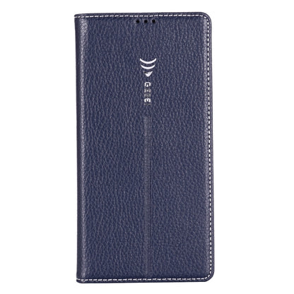 For Galaxy Note 10+ GEBEI PU+TPU Horizontal Flip Protective Case with Holder & Card Slots(Blue) - Galaxy Phone Cases by GEBEI | Online Shopping UK | buy2fix