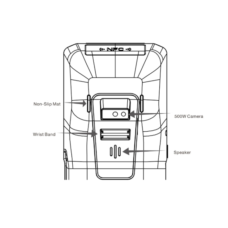 POS-6100 5.5 inch Handheld Android Smart Scan Code Cash Register Thermal Printing Machine PDA Terminal, US Plug - Consumer Electronics by buy2fix | Online Shopping UK | buy2fix