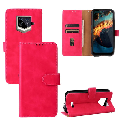 For Oukitel WP15 5G Solid Color Skin Feel Magnetic Buckle Leather Phone Case(Rose Red) - More Brand by buy2fix | Online Shopping UK | buy2fix