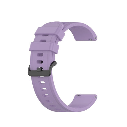 For Amazfit GTR Silicone Smart Watch Watch Band, Size:20mm(Light Purple) - Watch Bands by buy2fix | Online Shopping UK | buy2fix