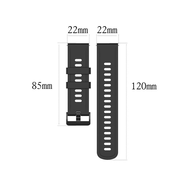 For Amazfit GTR Silicone Smart Watch Watch Band, Size:22mm(Light Purple) - Watch Bands by buy2fix | Online Shopping UK | buy2fix