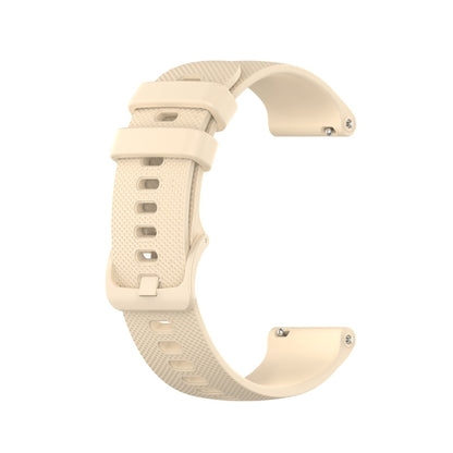 For Garmin Silicone Smart Watch Watch Band, Size:22mm Universal(Cream Color) - Watch Bands by buy2fix | Online Shopping UK | buy2fix