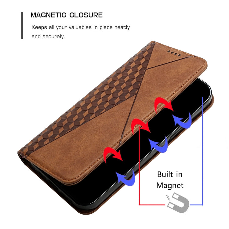 For Motorola Moto G60S Skin Feel Magnetic Leather Phone Case(Brown) - Motorola Cases by buy2fix | Online Shopping UK | buy2fix